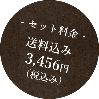 セット料金送料込み